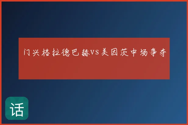 门兴格拉德巴赫vs美因茨中场争夺